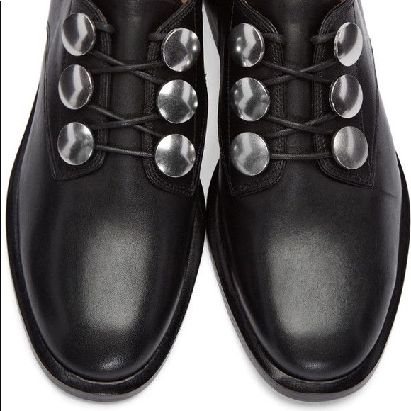 Alexander Wang Matilda Black Derby Shoes - Picture 3 of 12